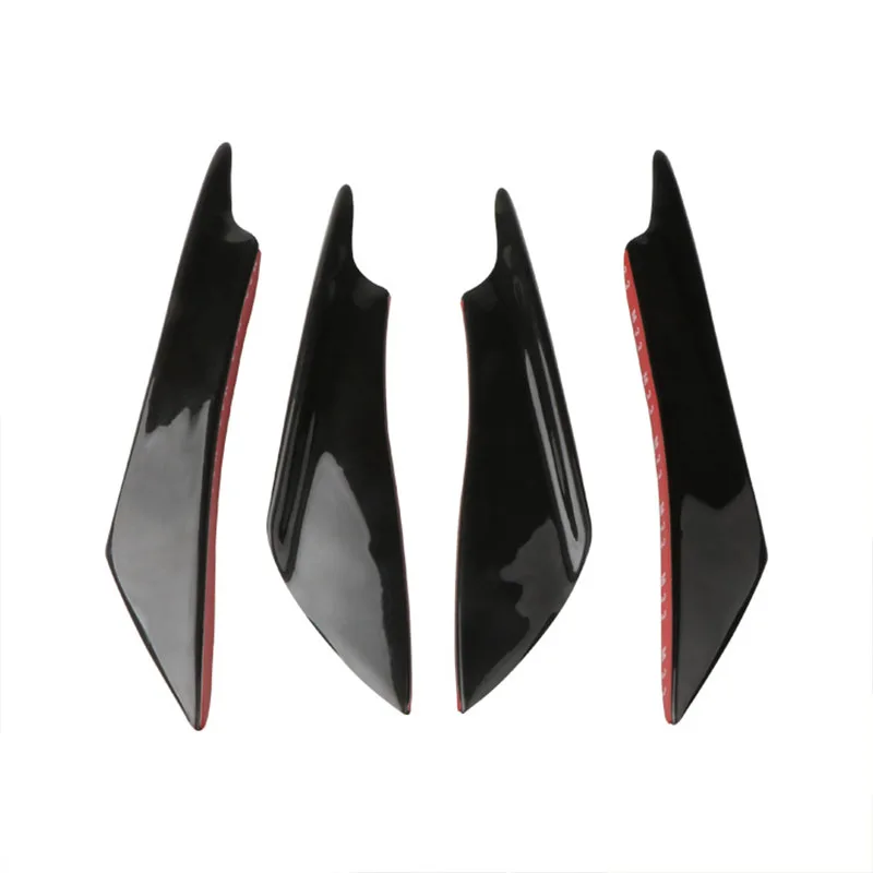 4pcs Universal Car Body Kit Accessories Car Front Bumper Spoilers