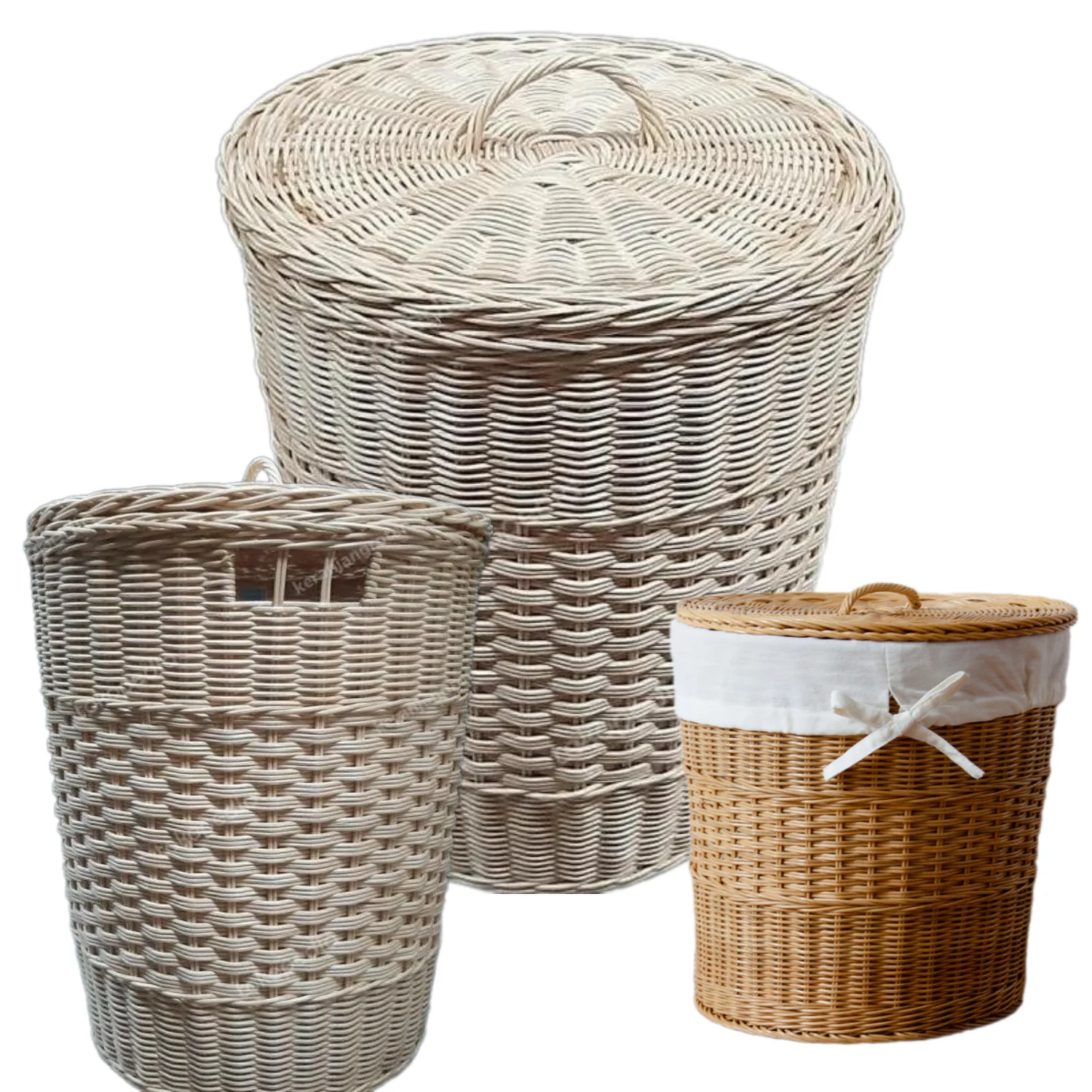 Handmade Wicker Rattan Basket For Laundry And Home Decoration,Wholesale ...