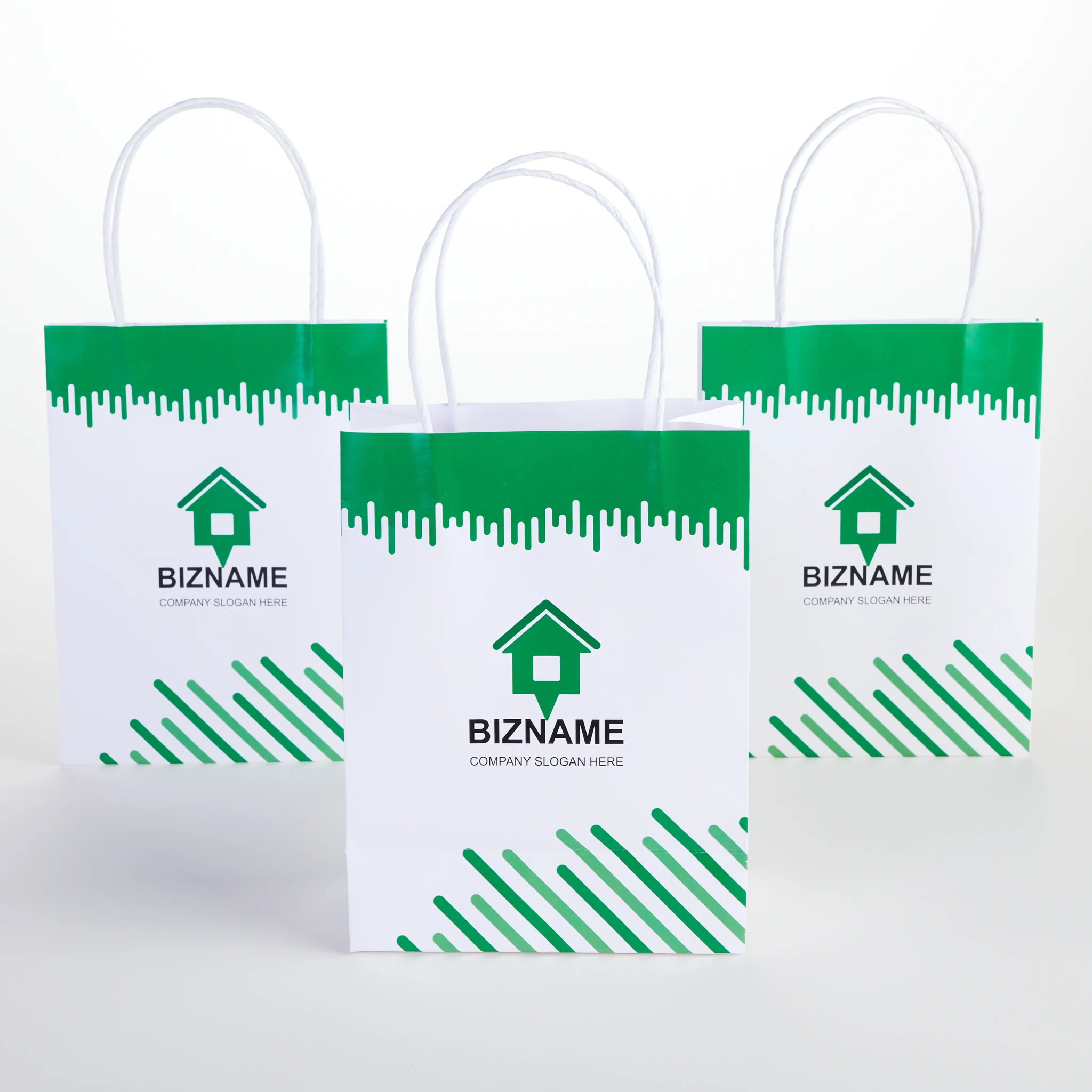 Kraft Paper Bags With Your Own Logo,Paper Shopping Bag,Customized