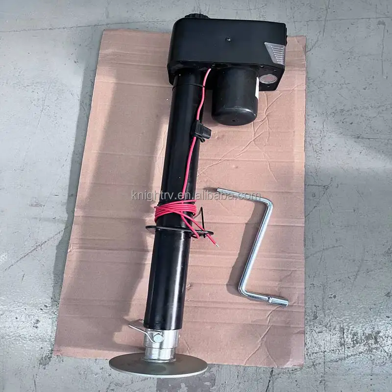 12vdc Electric Power Trailer Jack Without Remote Control Black For