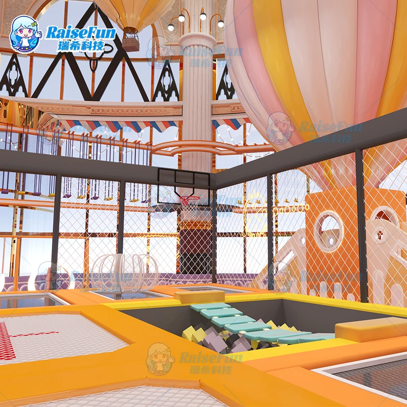 product raisefun whole sale factory price solf playground indoor playground equipment for kids for sale-2