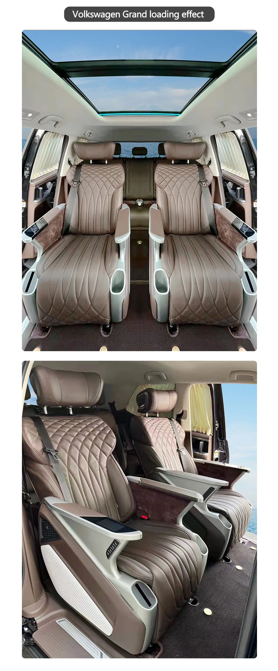 Luxury Van Conversion Smart Seat Zero Gravity Aviation Car Seat For
