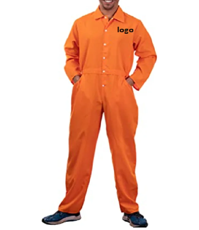 Tshirt Prisoner Jumpsuit Orange Prison Inmate Halloween Costume