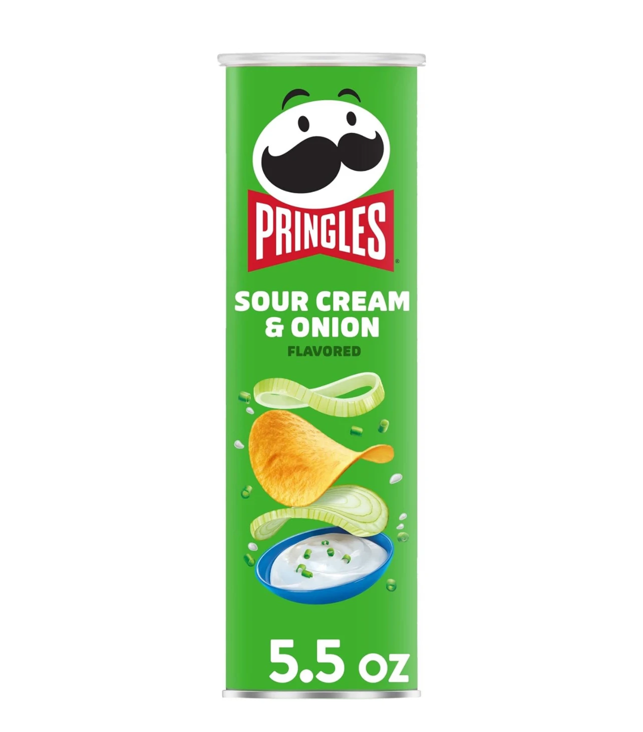 Pringles Original Potato Chips,Sour Cream And Cheddar Cheese Potato ...