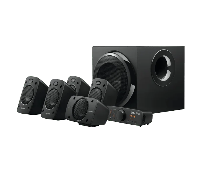 Logitech Z906 5.1 Surround Sound Speakers System Home Theater Subwoofer