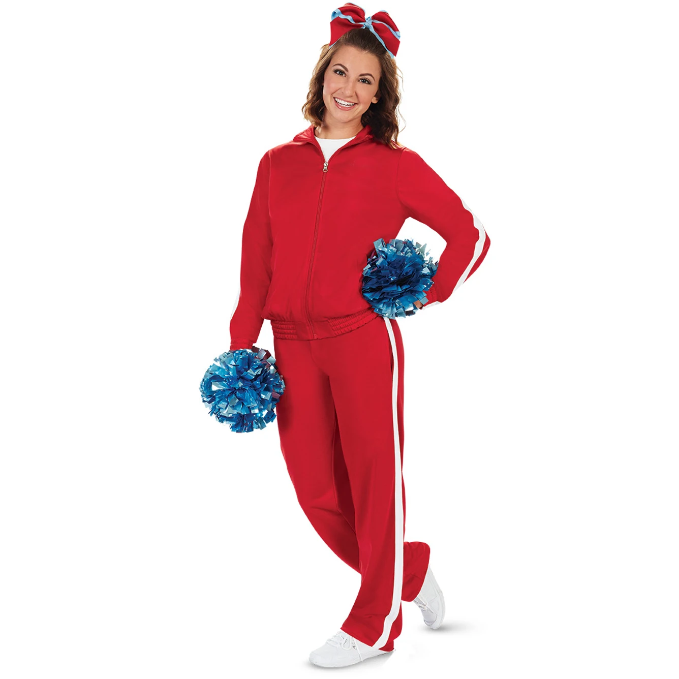 Wholesale Custom Logo Womens Cheer Track Suit Uniform Sweatsuit Sets