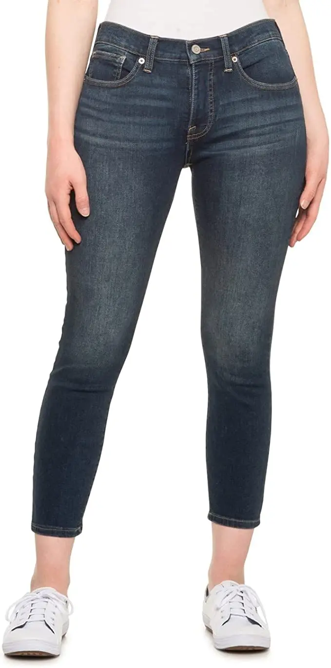 2023 Women Customize High Waist Skinny Jeans Streetwear Denim Pencil