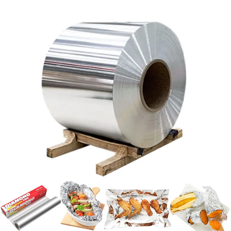 Jumbo Roll Alu Foil Food Containers Container Foil 3004 8011 8021 8079