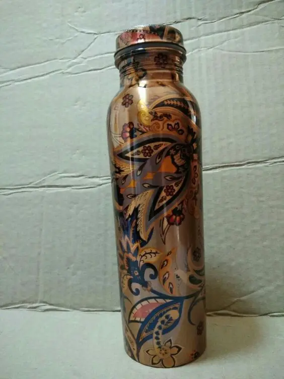 High Quality Tablet Ayurveda Benefits Antique Copper Water Bottle Set