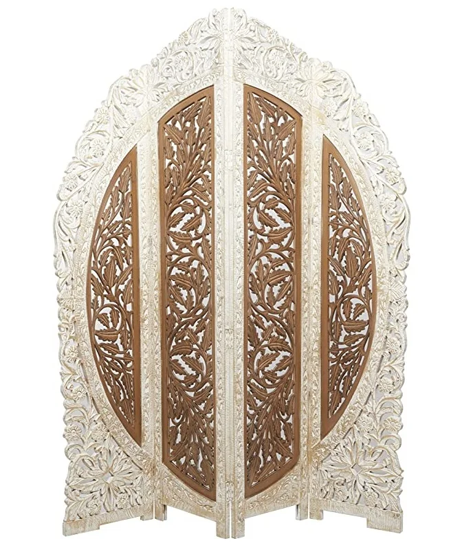 Screen Folding Movable Dubai Wood Room Divider Folding Privacy Screen