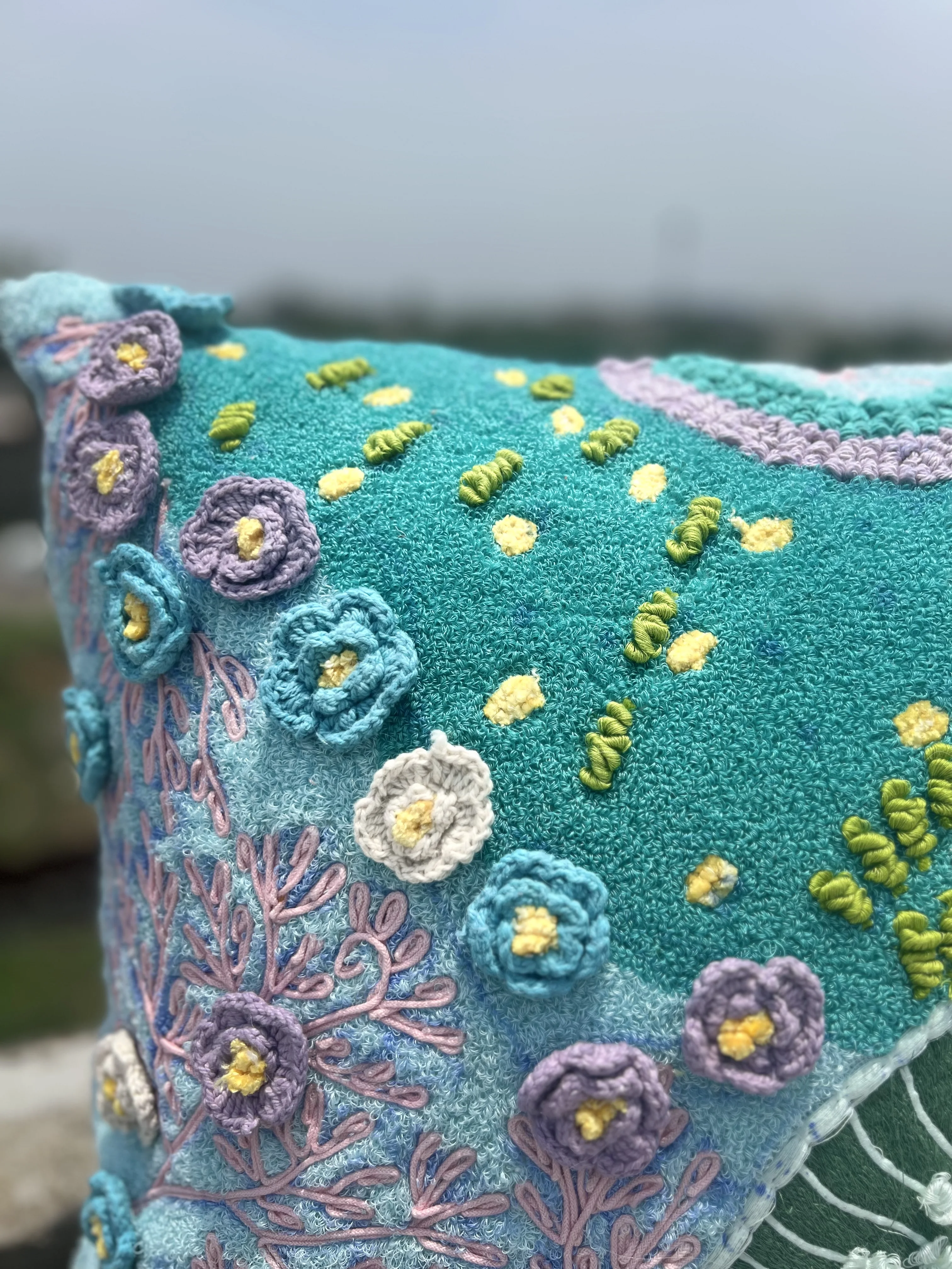 Eco Friendly Sustainable Luxury Bohemian 20x20 Customise Colour Size