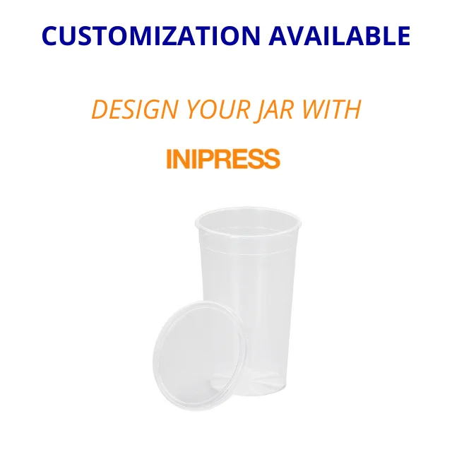 High Quality Box Packaging Plastic Recyclable Jar 350 Ml For Every Use