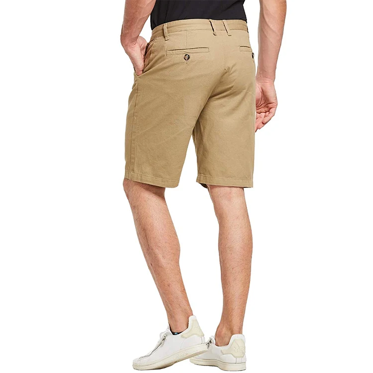 Men's Shorts Casual Slim-fit Chinos Shorts Classic 5 Points Shorts Man ...