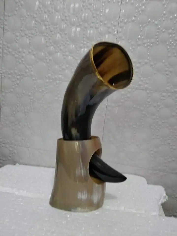 Best Quality Of Viking Drinking Horn Food Safe Genuine Ox Horn Viking