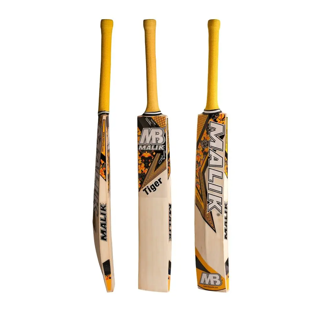 Original Mb Malik Tiger Cricket Bat English Willow All Profile Lb Sh Lh