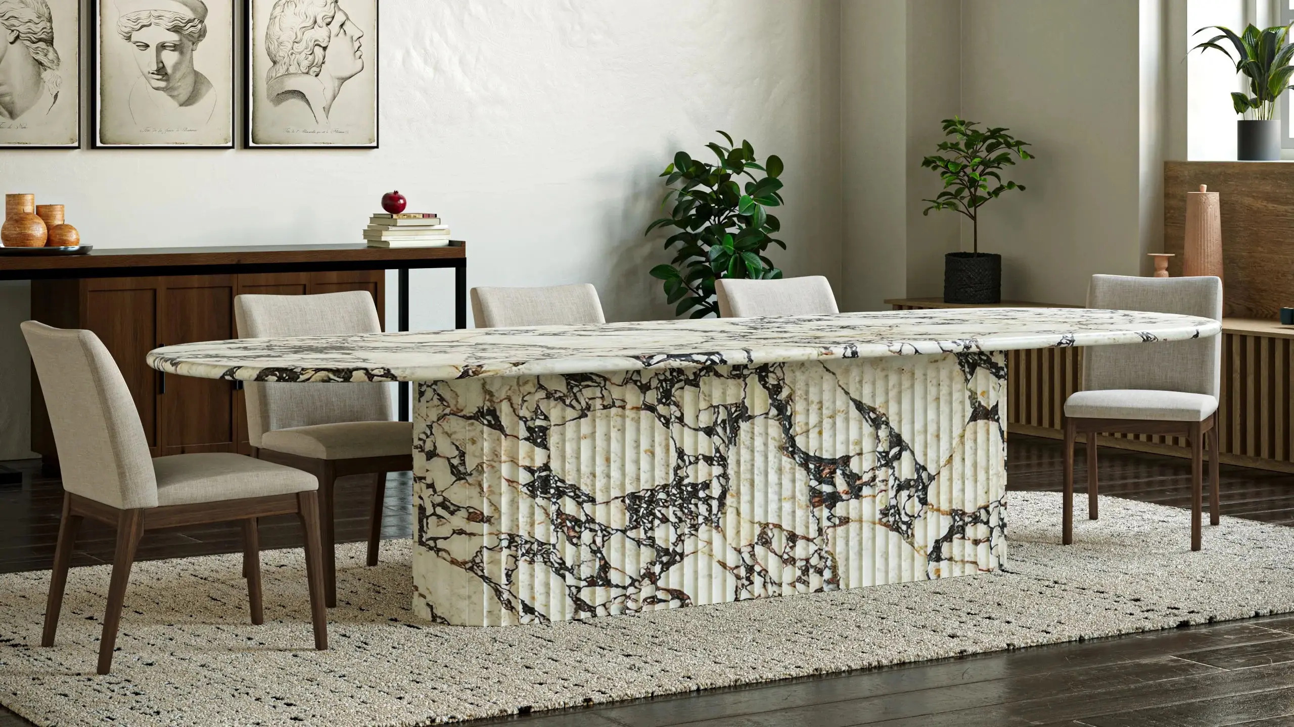 Calacatta Viola Coffee Table