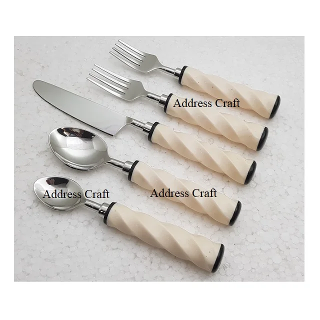 Stainless Steel Modern Design Flatware With Resin Handle Best Seller