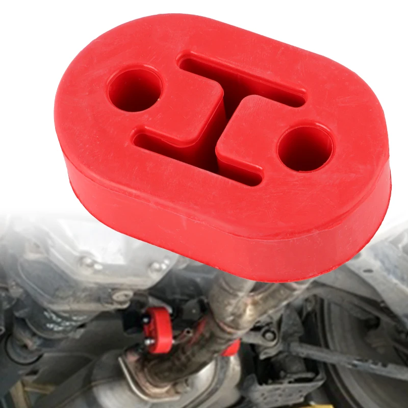 Universal Exhaust Rubber Hanger Muffler Exhaust Hanger Red 2-holes ...