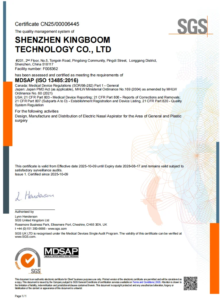 MDSAP Certification