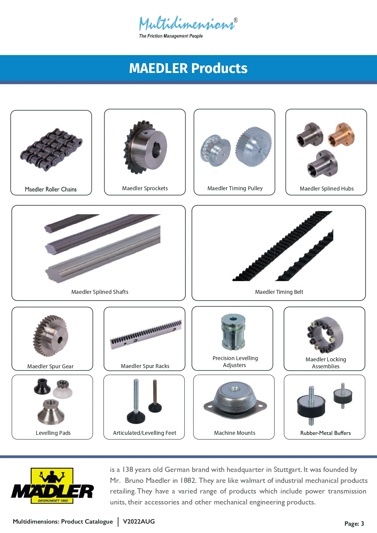 Maedlersplined Shaft Similar To Din 14 Profile Kw 36x42 X 3000mm Long