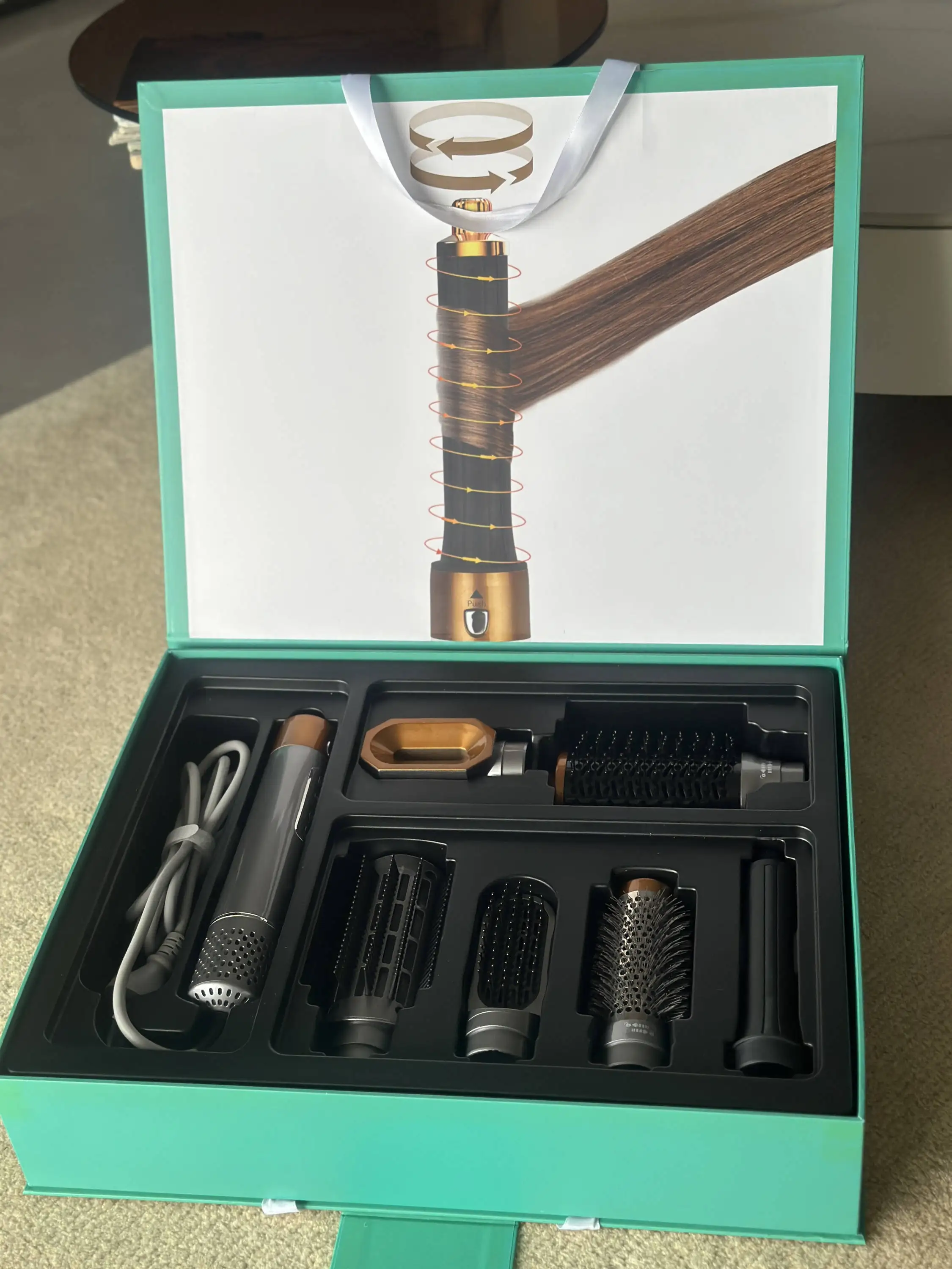 Dysons Airwraps Hs05 Complete Long Vinca Blue Multistyler Air Wrap