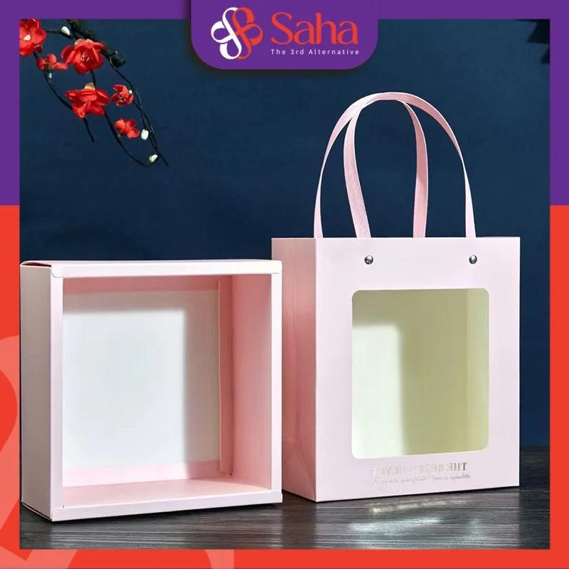 Custom Fashion Shopping Gift Paper Bag Free Sample Dimension 18*18*9 Cm