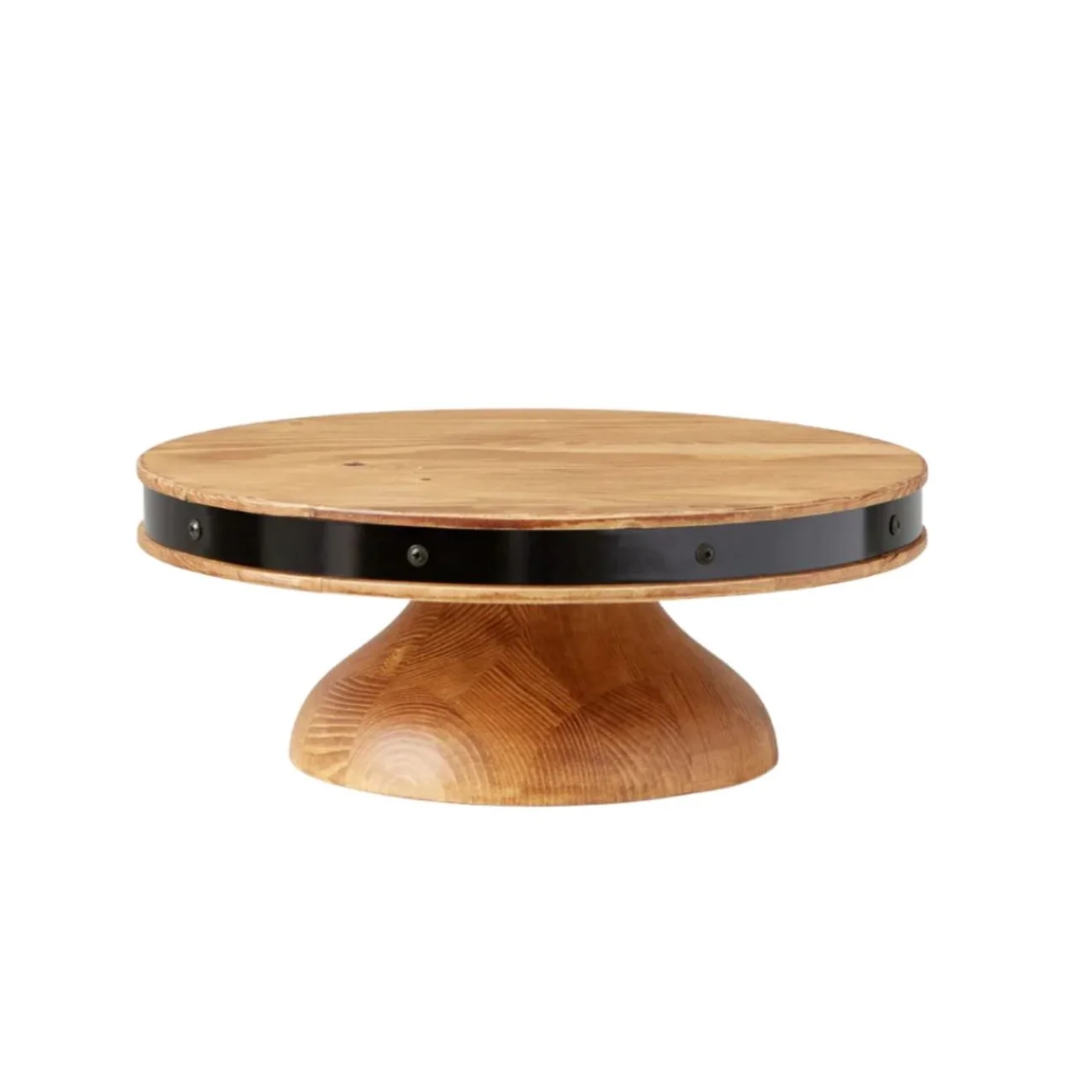 Wholesale Cake Stand Wooden Cake Plate Serving Tray Dome Acacia Wood