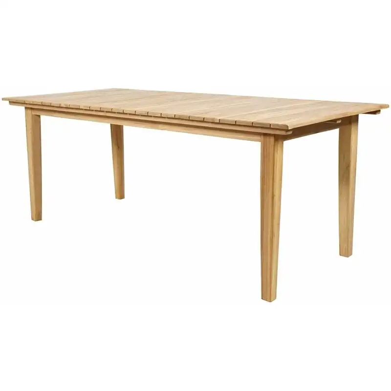Luxury Solid Wood Pure Dining Table Nordic Style Outdoor Table ...