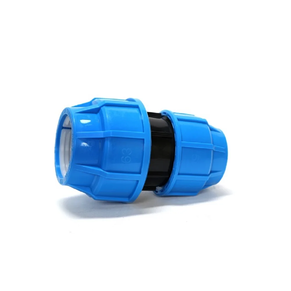 High Quality Compression Pp Coupling Reducing Fitting For Hdpe Water Pipes. Pn 16,10 Years