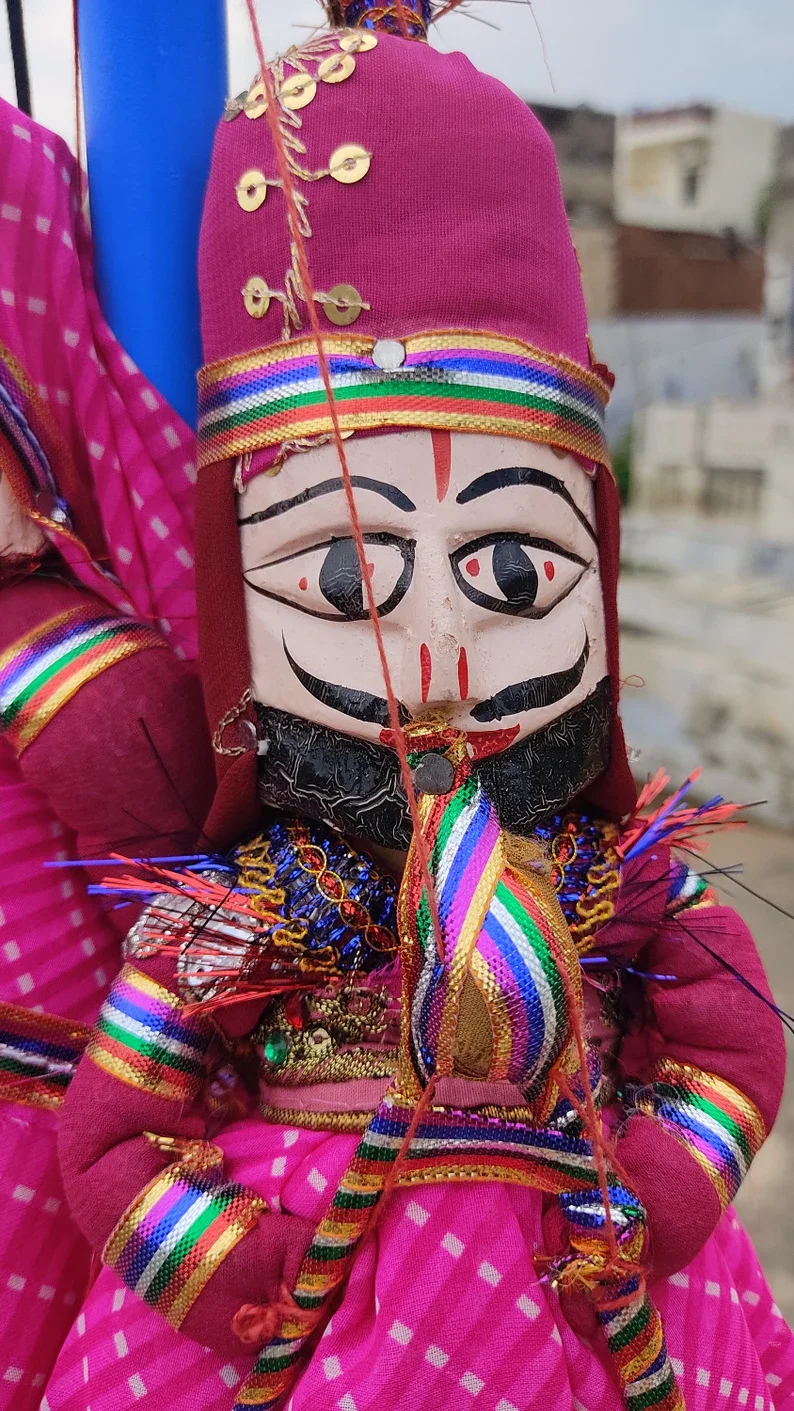 Kathputli Puppets Traditional Indian Puppet Handmade