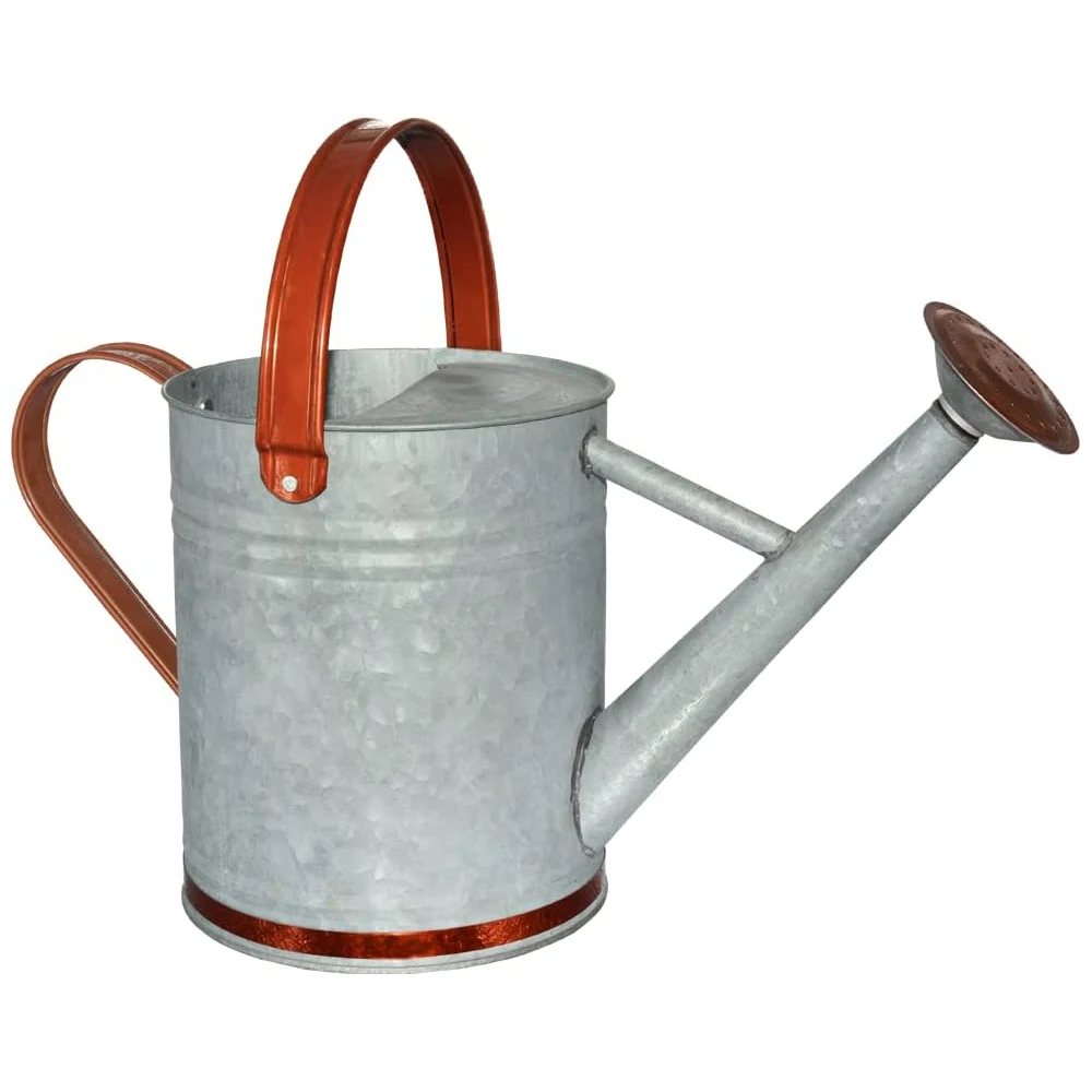 Copper Polished Handle Watering Can Galvanized Metal Watering Can