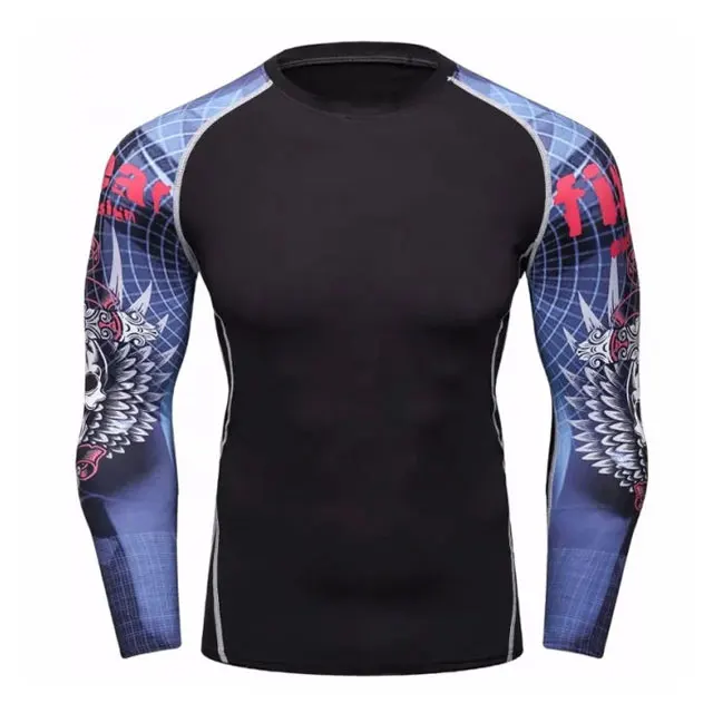 Oem Men Mma Custom Printed Rash Guard Design Your Own Customized