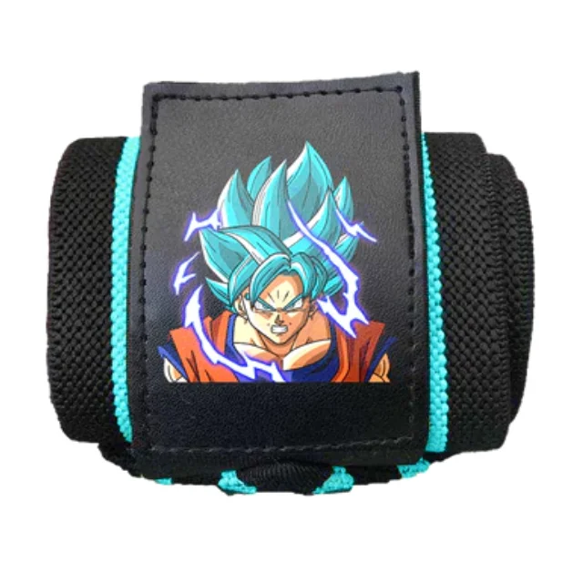 Custom Made Printed Anime Gym Wrist Straps Lifting Custom Wrist Wraps