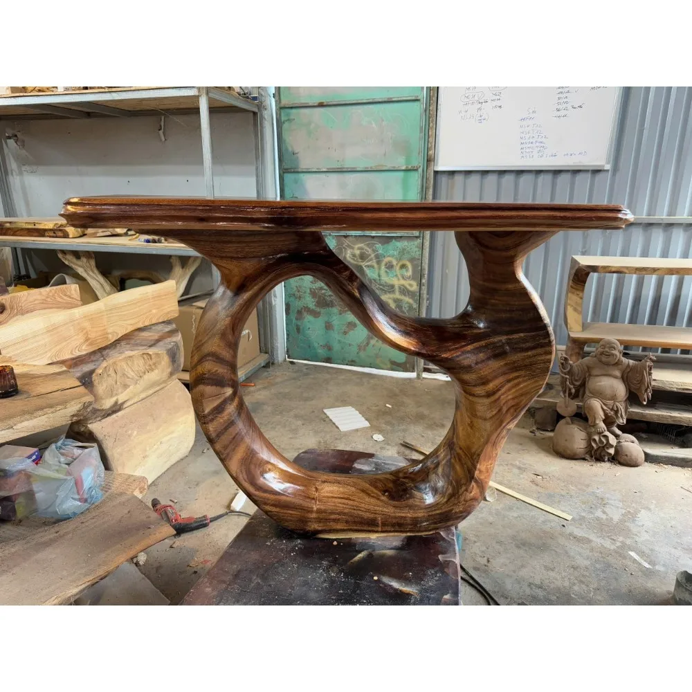 Modern Design Wooden Console Table for Entryway & Living Room