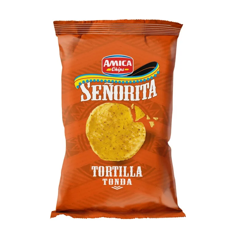 Chips De Tortilla De Amica,Sabor Salado,Sabor Picante,Harina De Masa