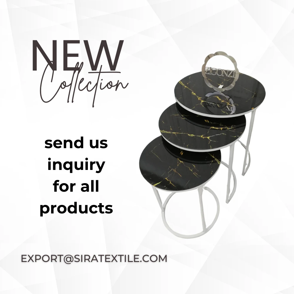 Modern Luxury Silver Metal Coffee Tables Living Room And Hotel