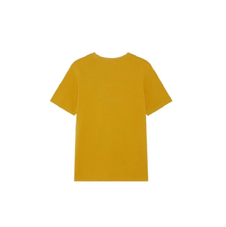 Yellow Color 100 High Quality Export Oriented O Neck Short Sleeve Plus