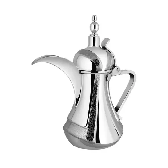 Stainless Steel Handmade Arabic Dallah Tea Coffee Pot For Serving