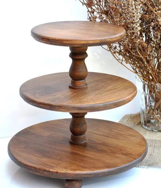 Wooden Cake Table