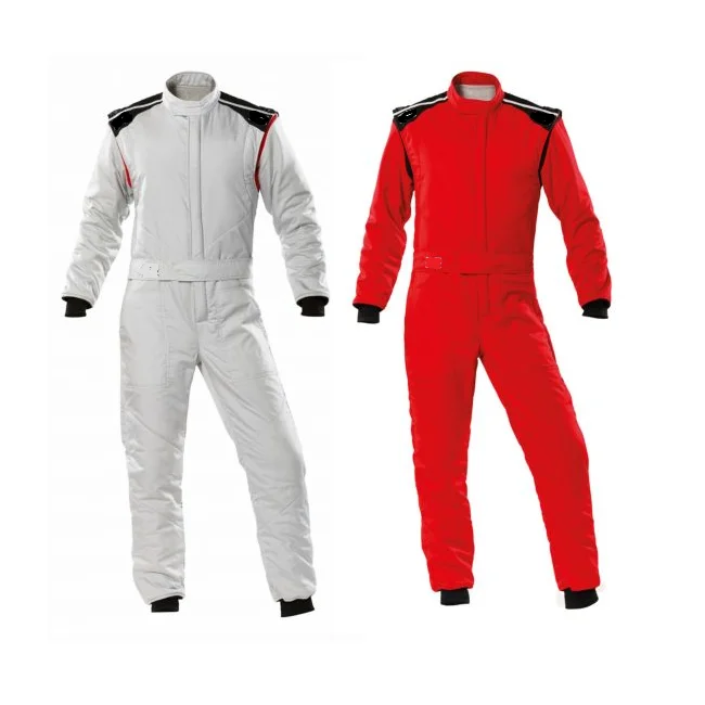 Sportswear Car Overalls Suits With Fire Resistance Nomex Fabric Layer