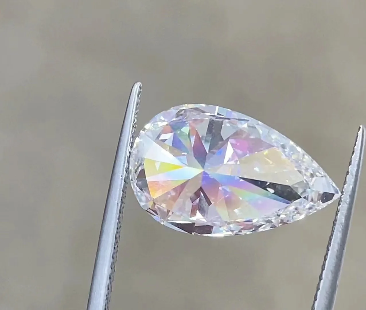 1. Carat+ Cvd Loose White Lab Grown Diamonds Igi Certified Pear