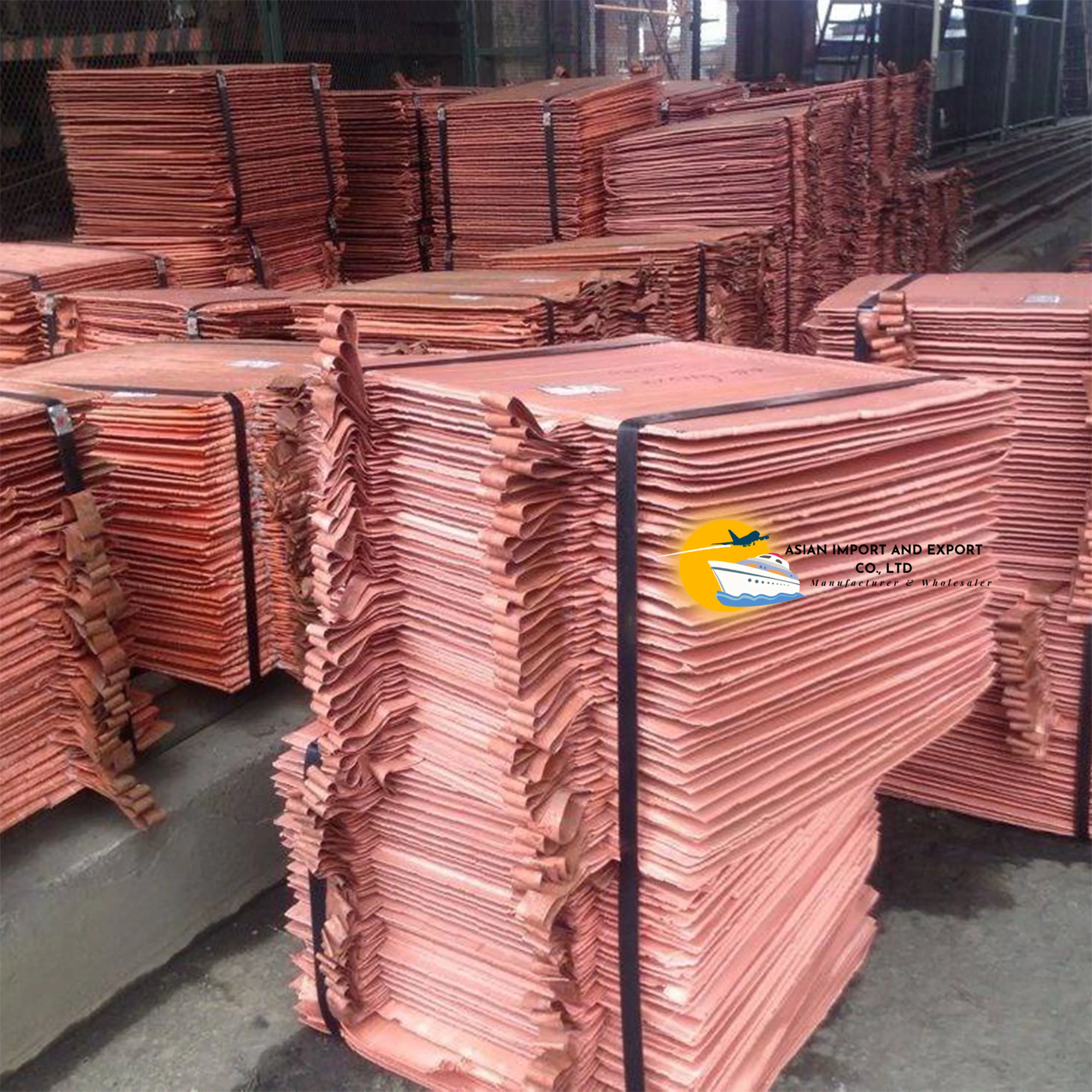 Copper Cathode High Quality 99.99% Pure Manufacturer With In Stock Of ...