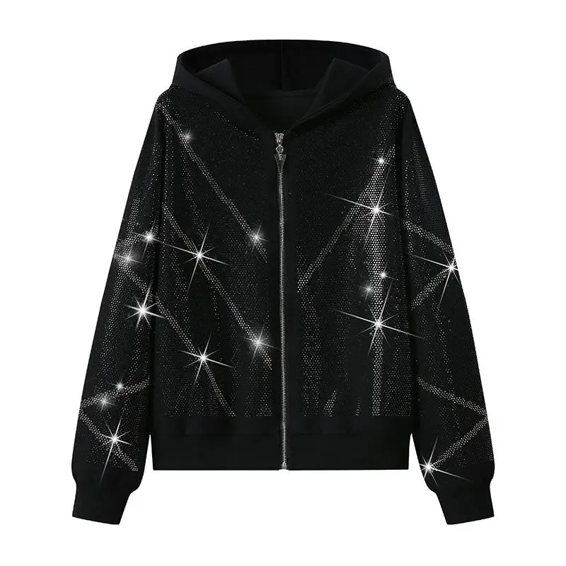 Men Rhinestone Track Suits Custom Men Rhinestone Tracksuit Sets Hot Sale Top Trending 100% Cotton ...