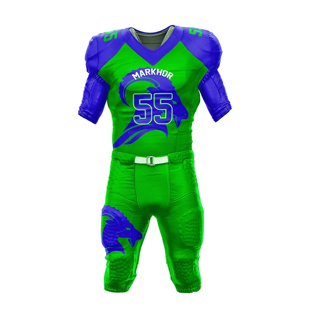 Source Cheap custom made customized sublimated American football