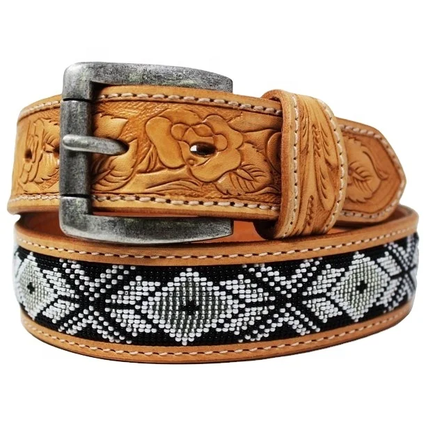Saman Exports Full Grain Personalize Custom Made Western Cowboy Leather