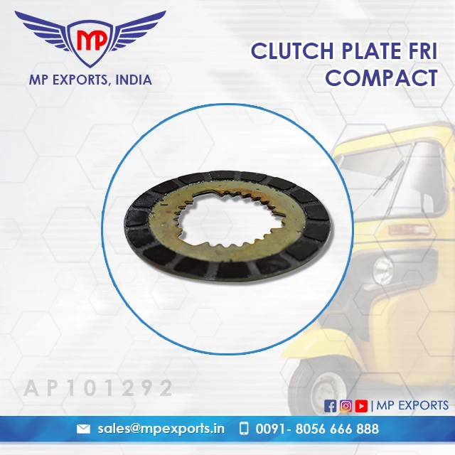 Clutch Plate Spare Parts For Bajaj Re Three Wheeler Available At Offer ...