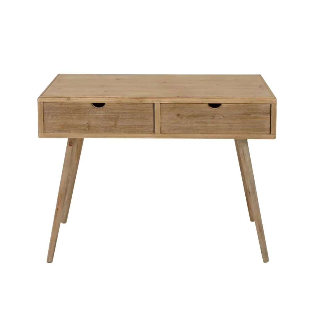 Modern Design Rough Finish Mango Solid Wood Console Table For Living