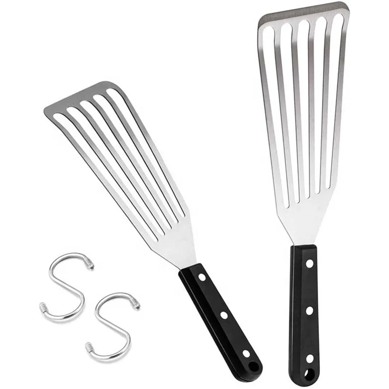Fish Spatula Stainless Steel Fish Turner Spatula Slotted Turner Thin