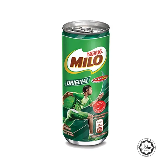 Milo Premix Beverages Chocolate Flavoured Malted Can Drinks (original