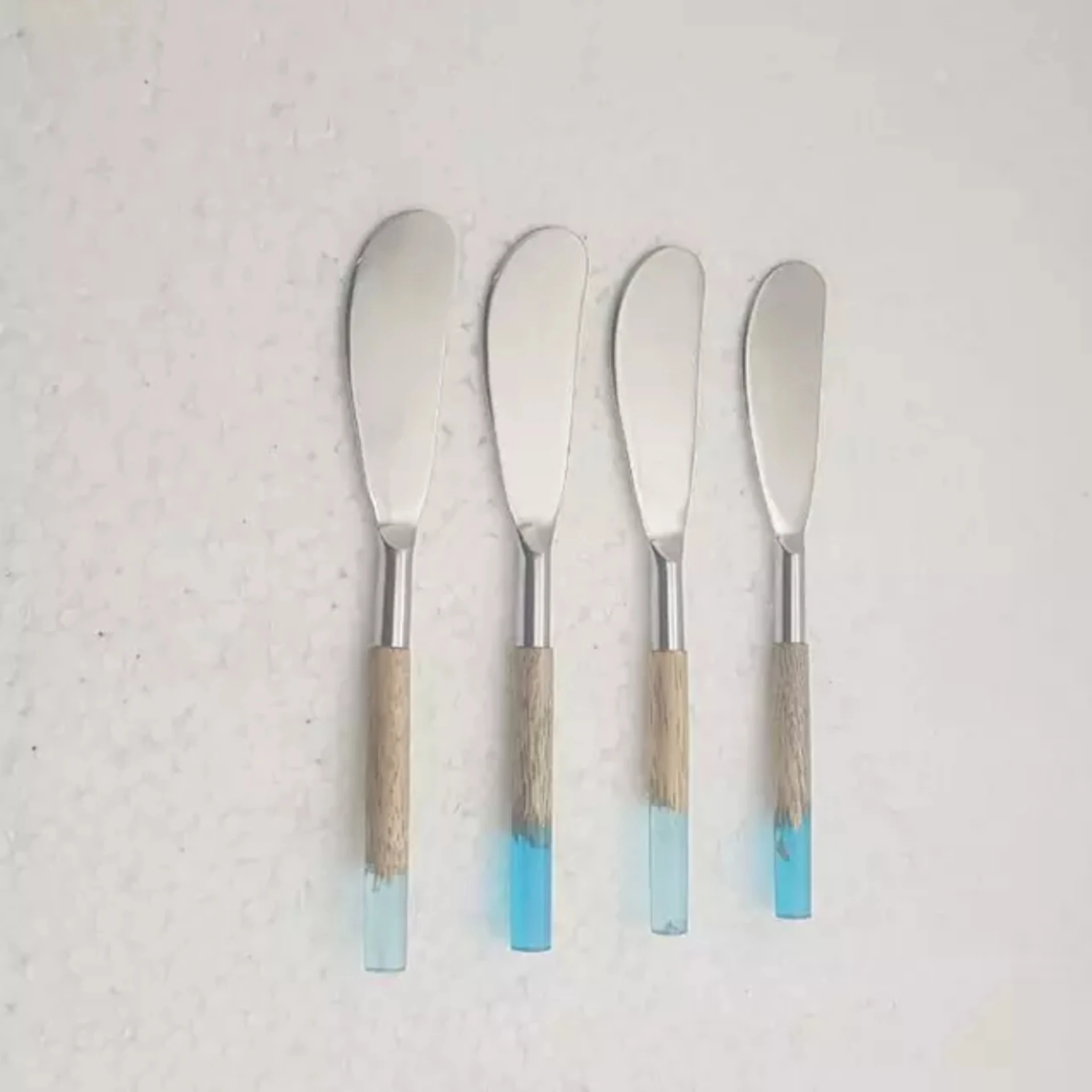 Modern Brass Flatware Cutlery Set With Twisted Handle For Home